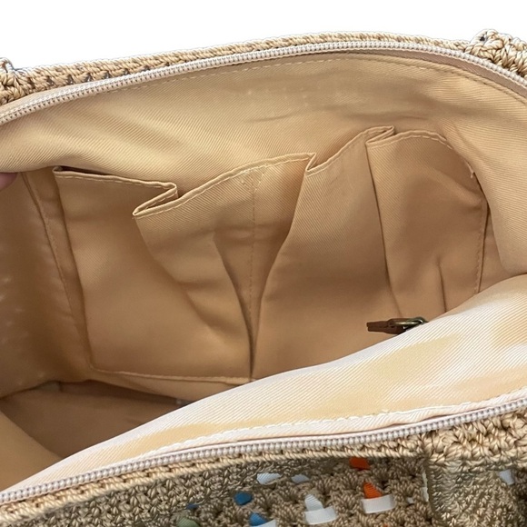 NEW The Sak Riviera Multicolor Crochet Tote Bag - Picture 7 of 7